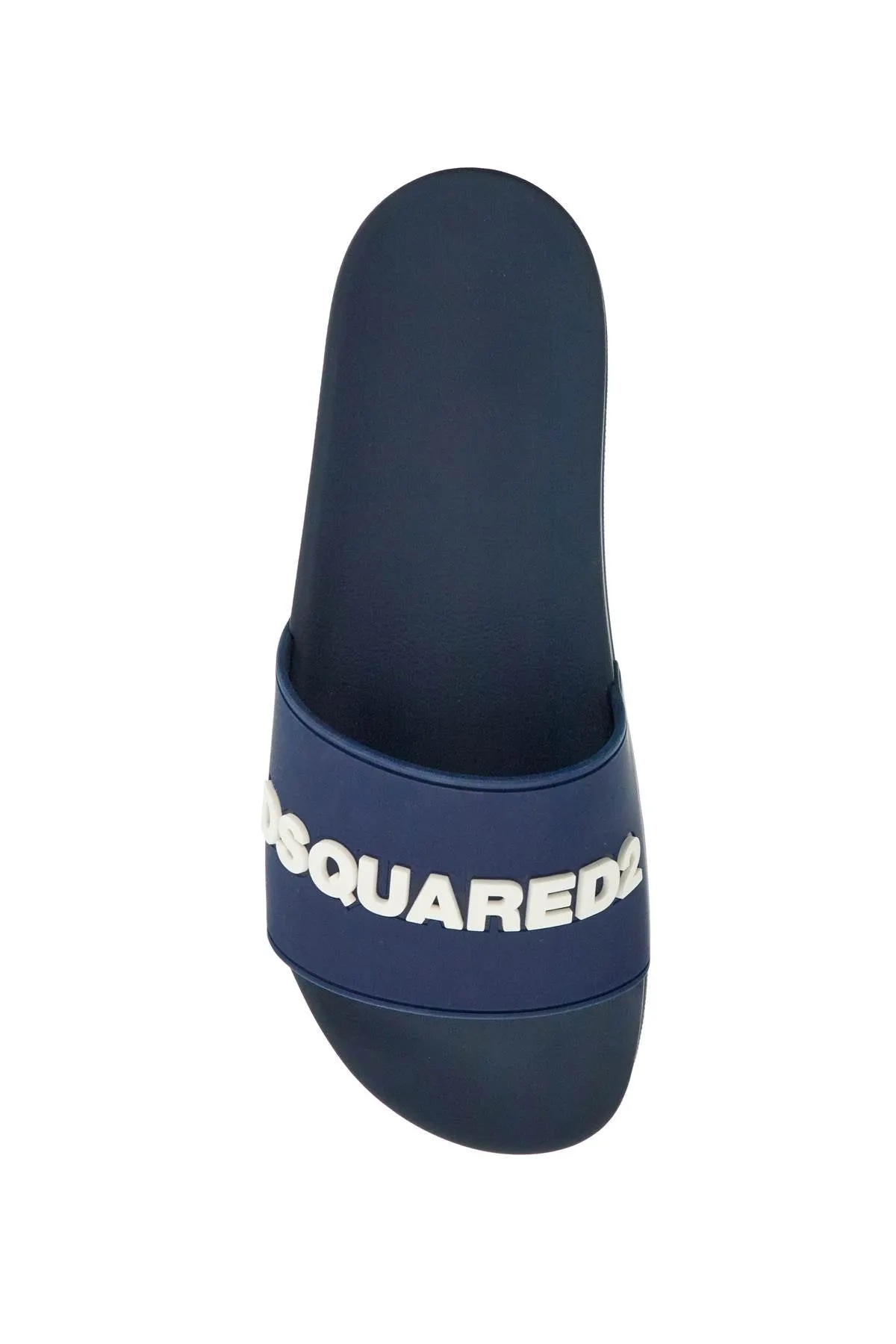 Dsqua2 Men's blue Polyurethane Slippers With Minimalist Design And Leather Sole