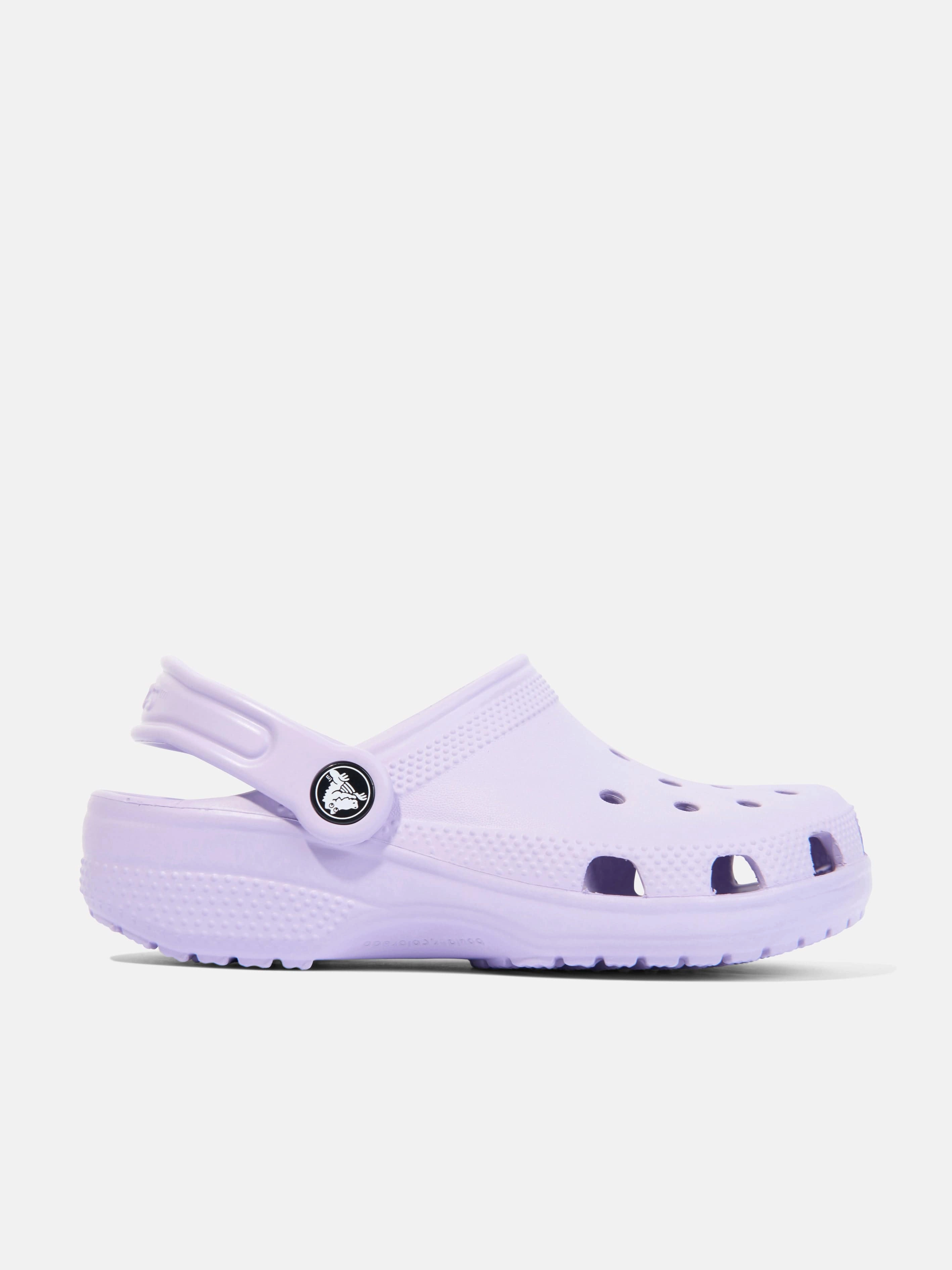 Effortless Elegance Durable Build Crocs Girls Classic Clog in Purple Valentine's Day special Brown Leather Duffel