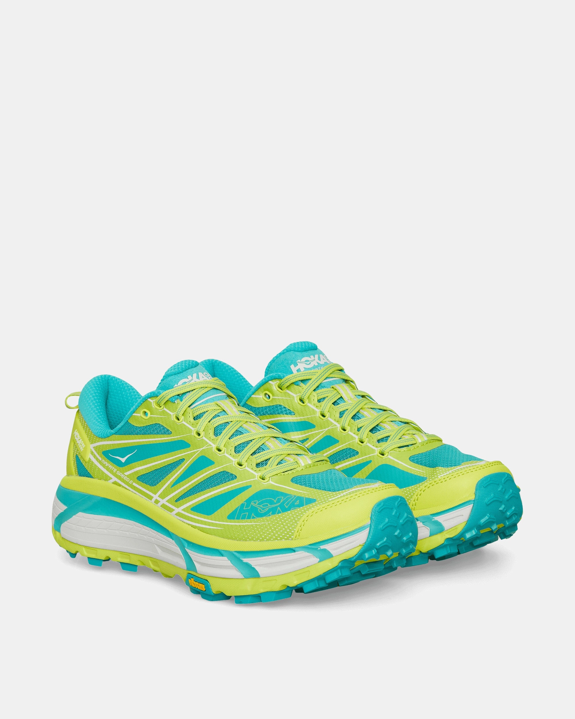 Tap To View, Ultimate Convenience Mafate Speed 2 Sneakers Hoka Citrus / Electric Aqua
