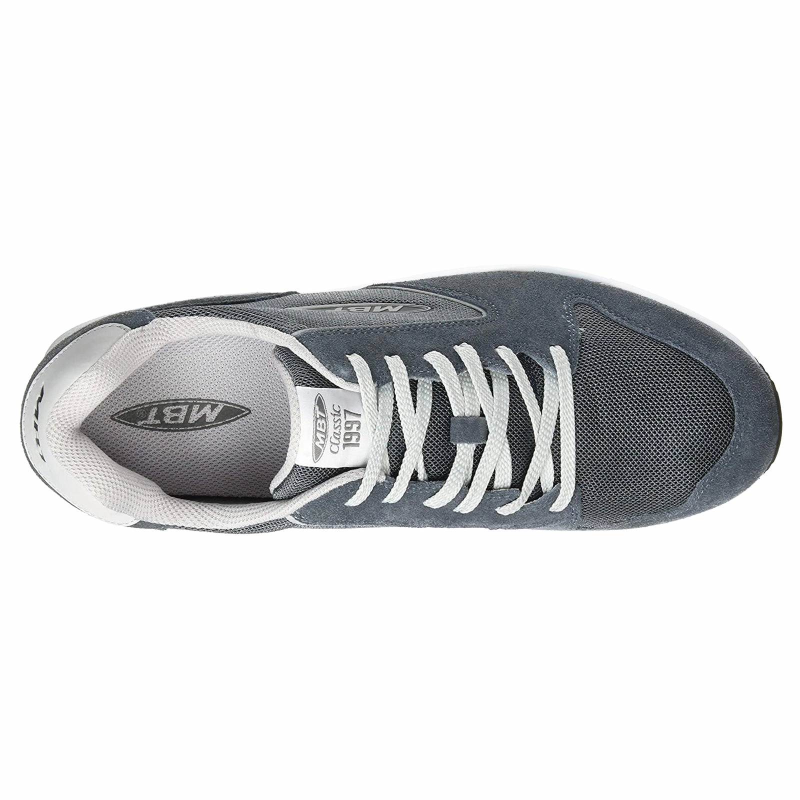 Crafted For You, Vegan Leather, Built For Movement MBT MBT 1997 Classic Suede Mesh Women's Low Top Castlerock Trainers