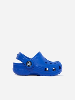Made With Care Early Access Crocs Baby Little Classic Clog in Blue Afternoon deal