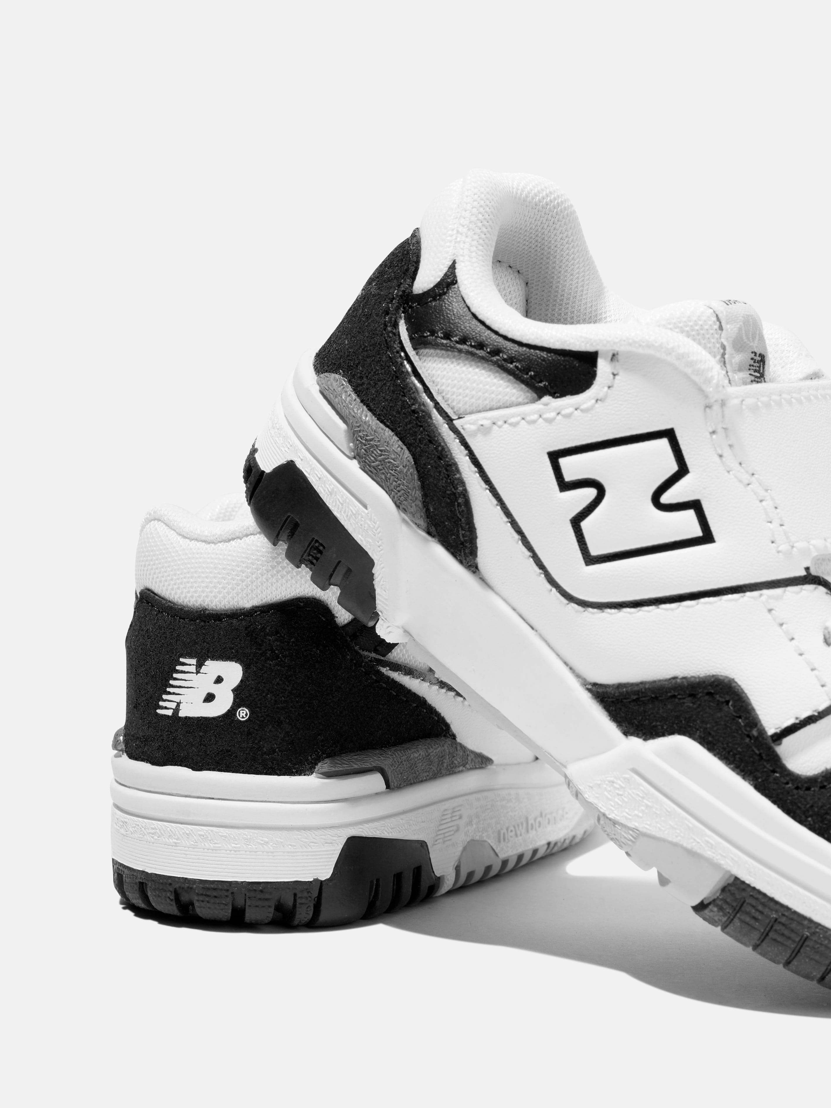 Secure Fit New Balance Kids 550 Logo Trainers in Black Ready For Anything