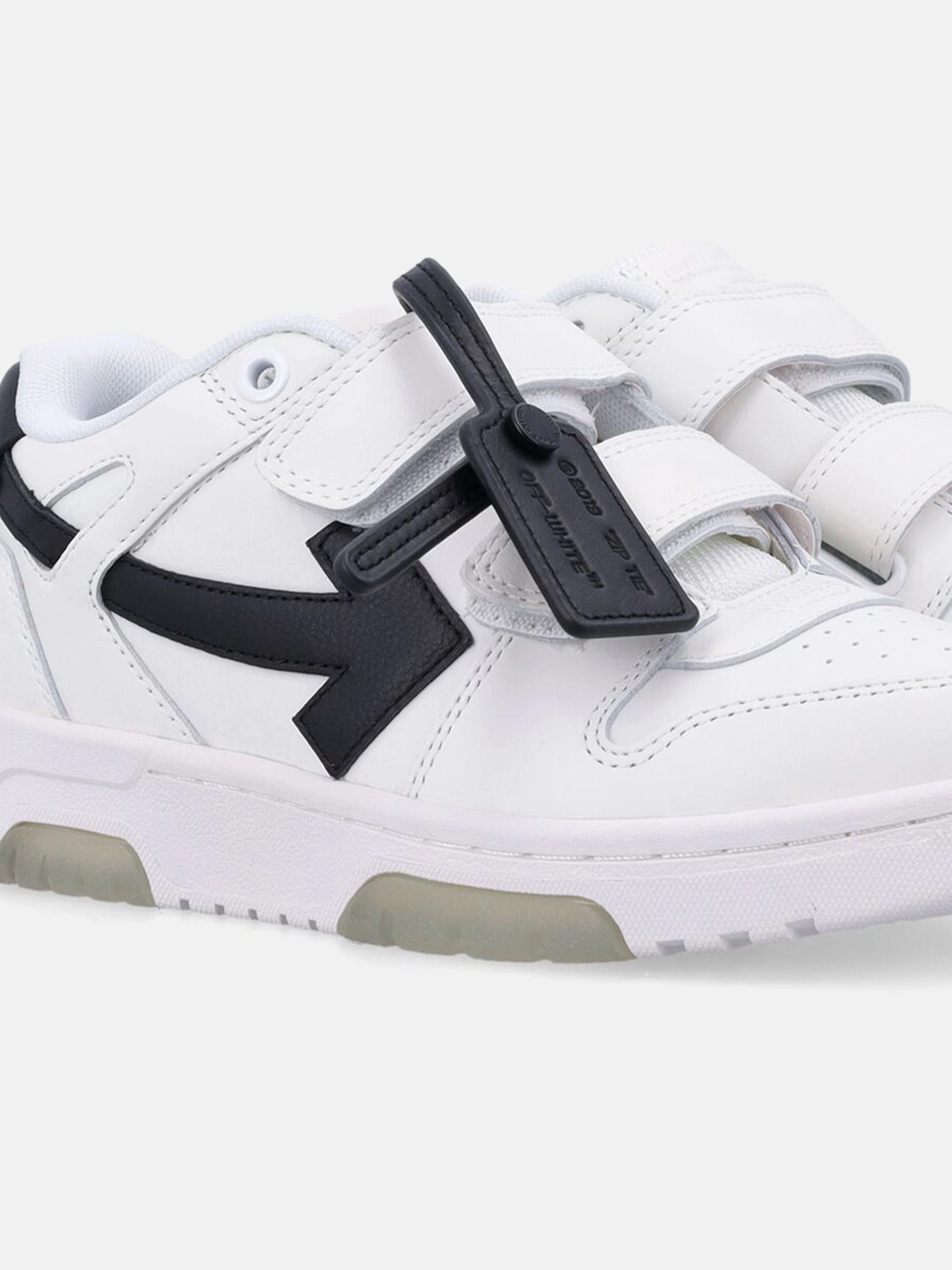Quick-Dry Fabric Off-White Kids Out Of Office Straps Trainers in White Perfectly Balanced