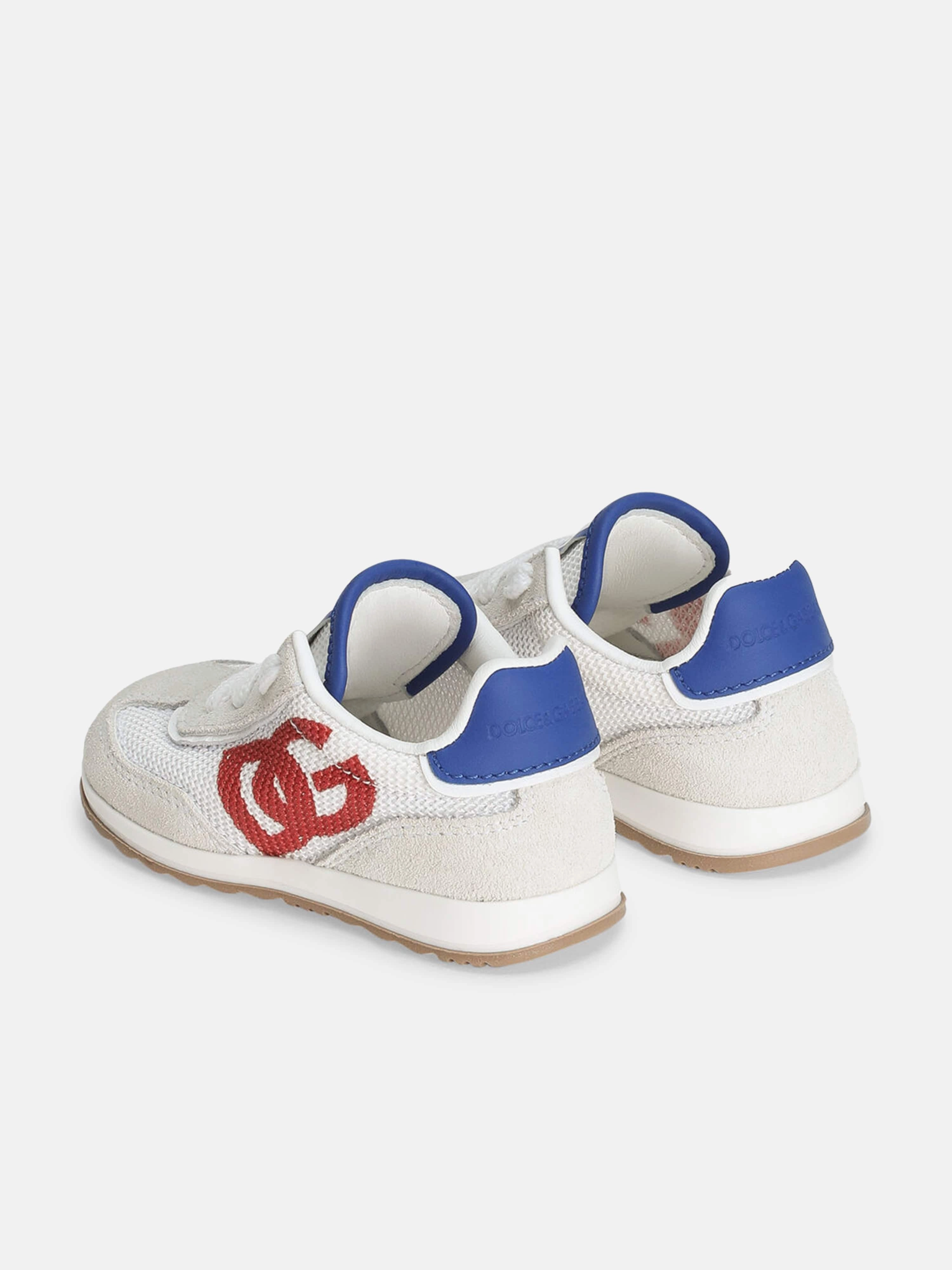 Boys Mixed Material DG Cushion Trainers in White Unlined, Trusted Quality, Ergonomic & Efficient