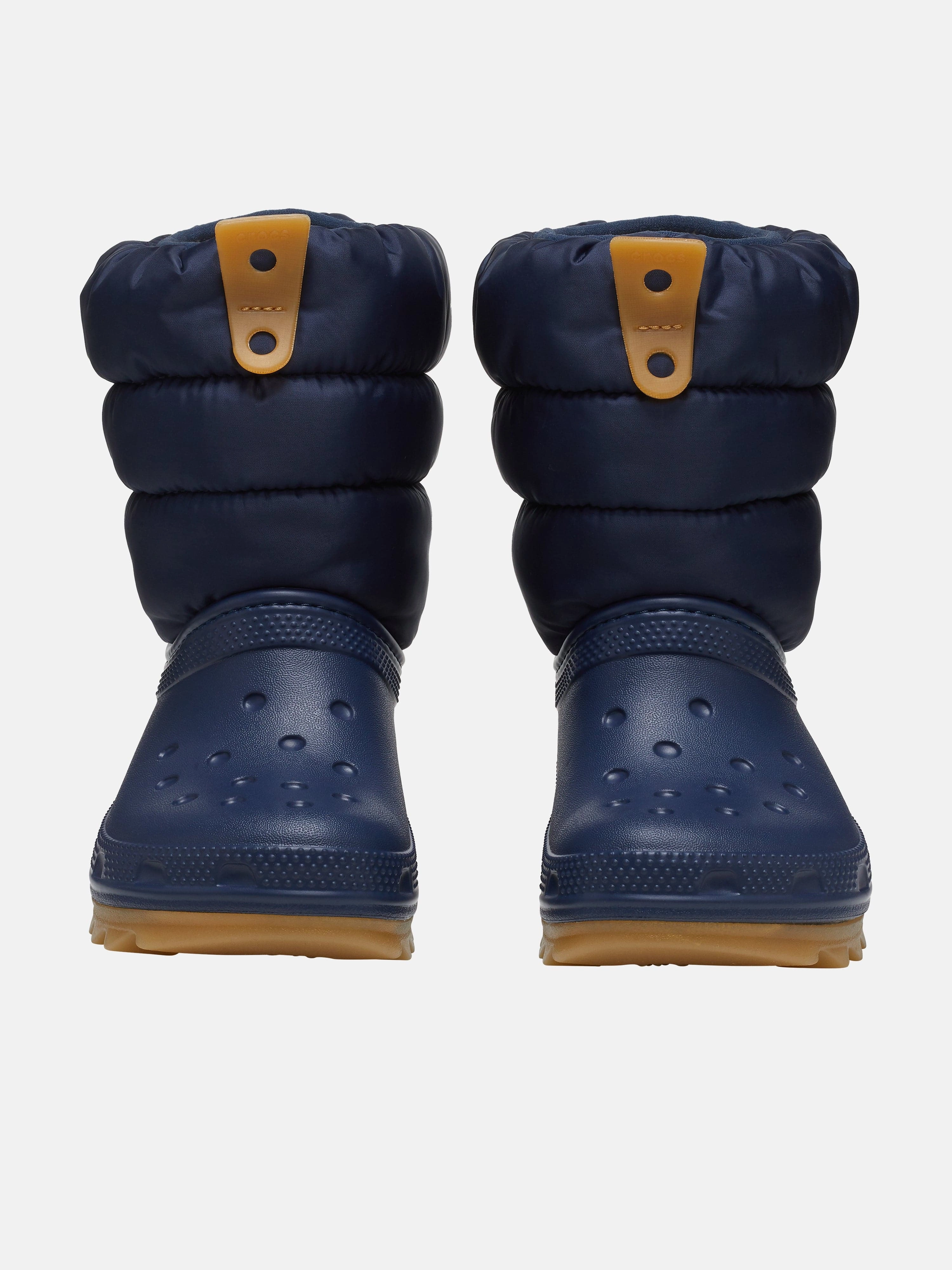 Unisex Laptop Backpack, Tap To View Crocs Kids Classic Neo Puff Boots in Navy