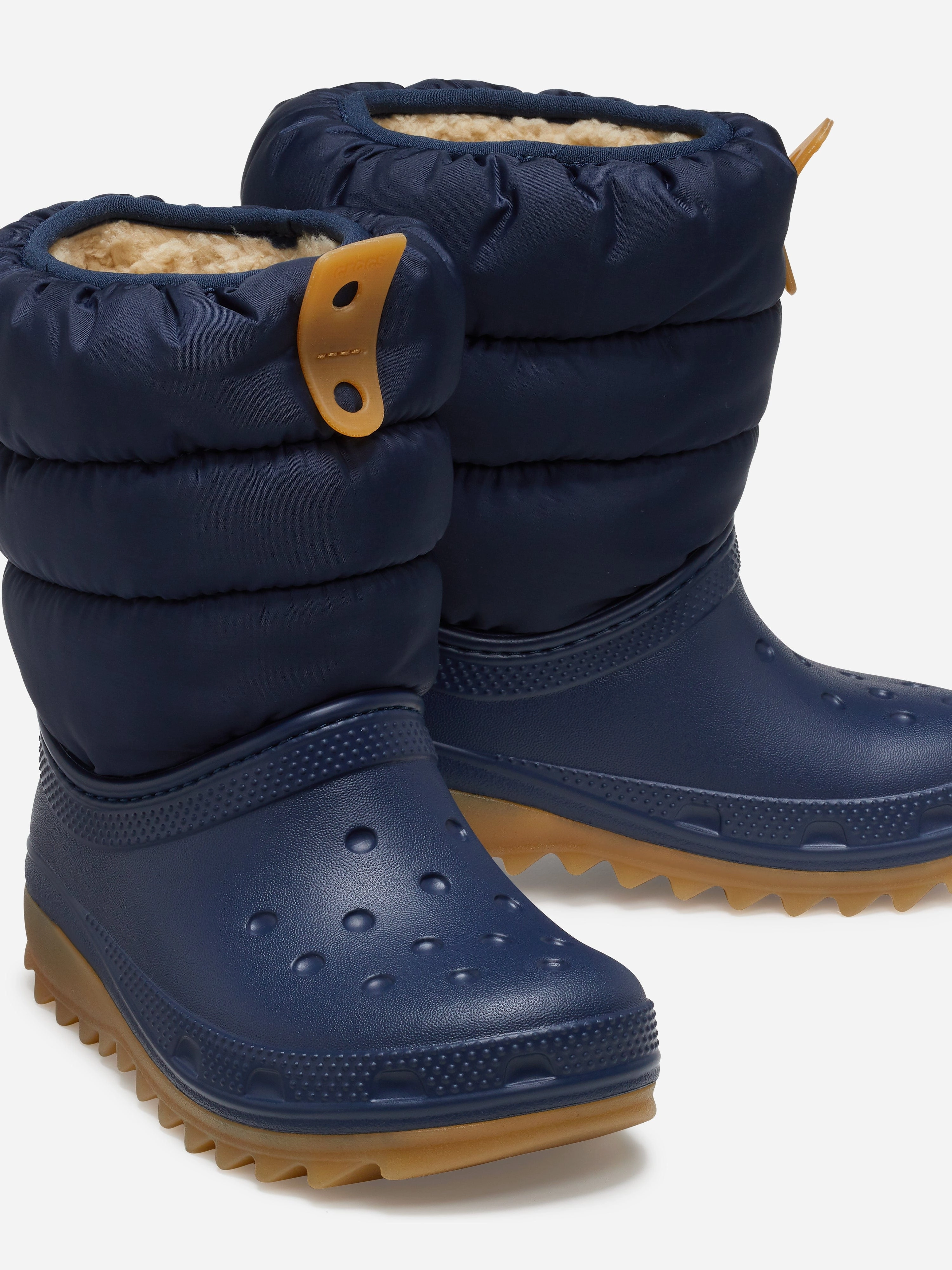 High-Speed Performance, Trusted Quality Crocs Kids Classic Neo Puff Boots in Navy