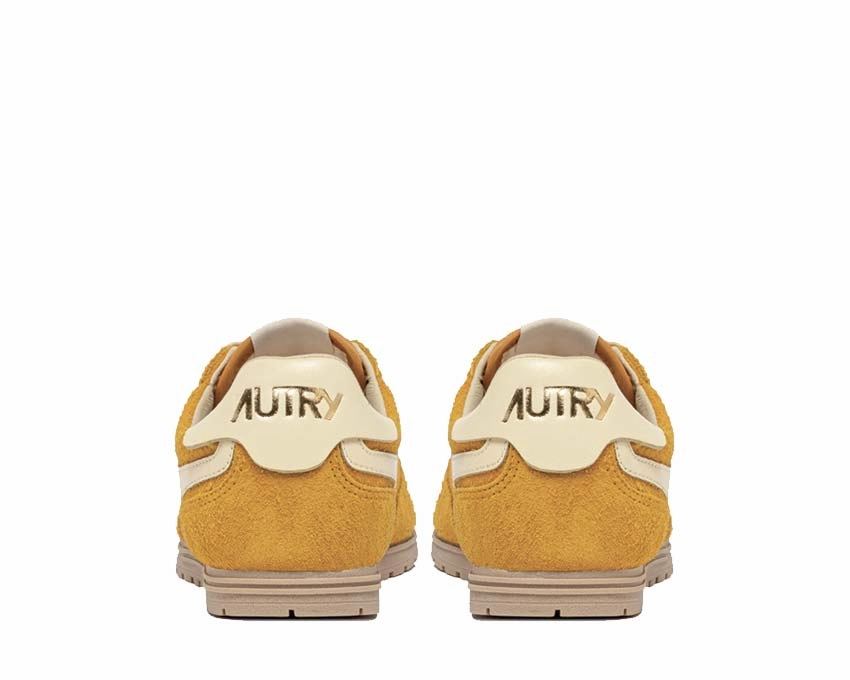 Leather Tote Bag For Work Autry Windspin Low W "Mineral Yellow"