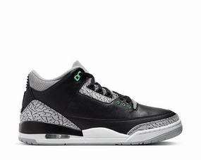 Top Handle Efficiency Improvement Air Jordan 3 Retro "Green Glow" Valentine's Day special