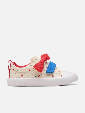 Secure Pocket, Built For The Long Haul, Looks That Wow Efficiency Improvement Clarks Girls Roald Dahl Foxing Bow Trainers in Ivory Price drop alert