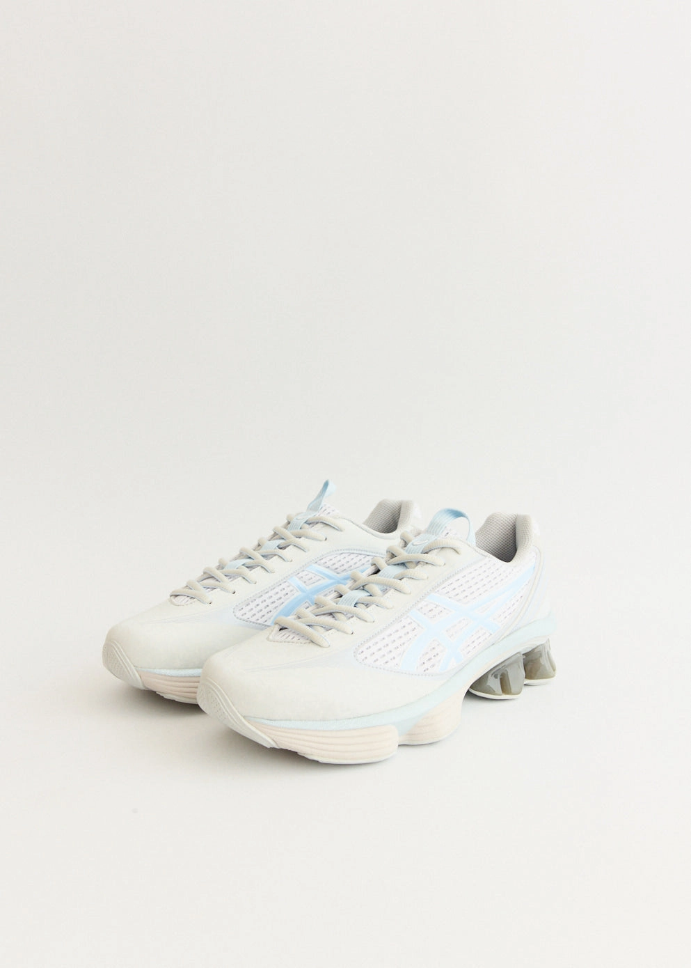 Brown Leather Duffel US6-S Gel-Kinetic Fluent 'Glacier Grey' Sneakers