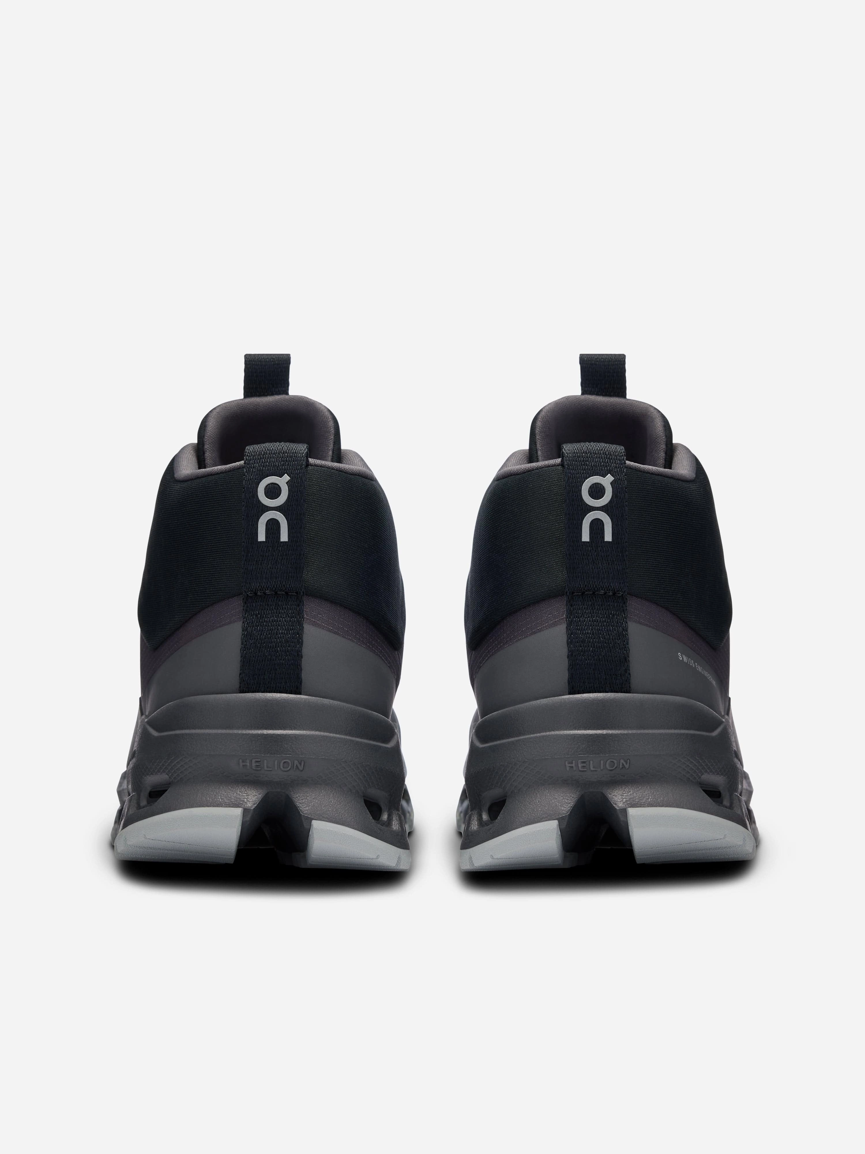 Statement, Chic & Sleek, Kids School Backpack On Running Kids Cloudhero Mid Waterproof Trainers in Black