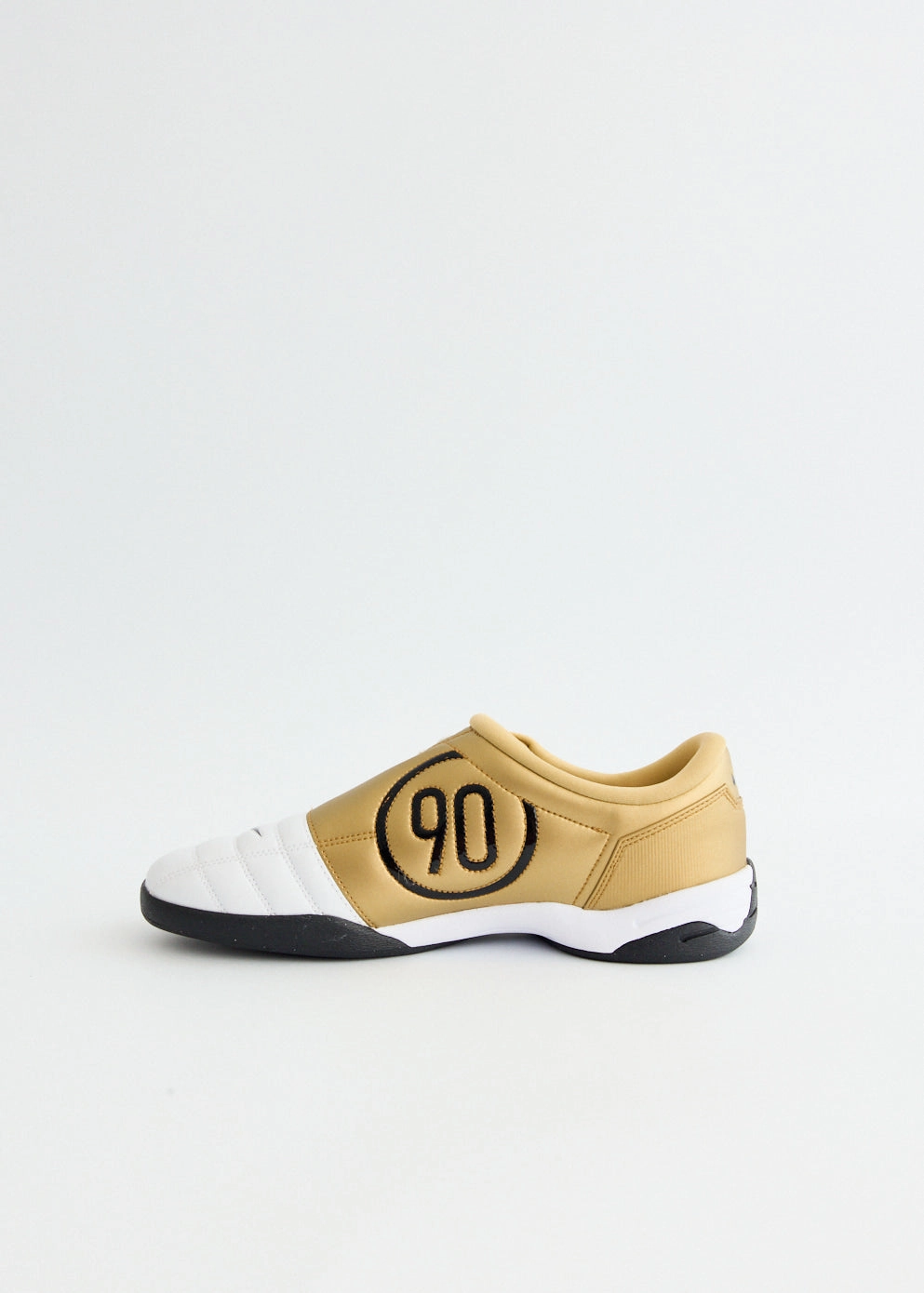 Total 90 'White Metallic Gold' Sneakers Outdoor Essential