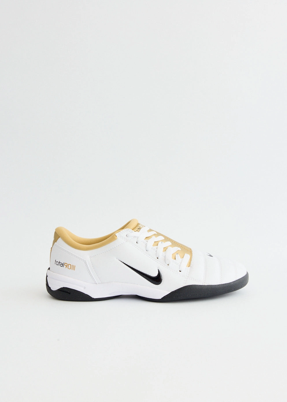 All-Day Comfort Exclusive Design Total 90 'White Metallic Gold' Sneakers Featured Product On-The-Go Friendly