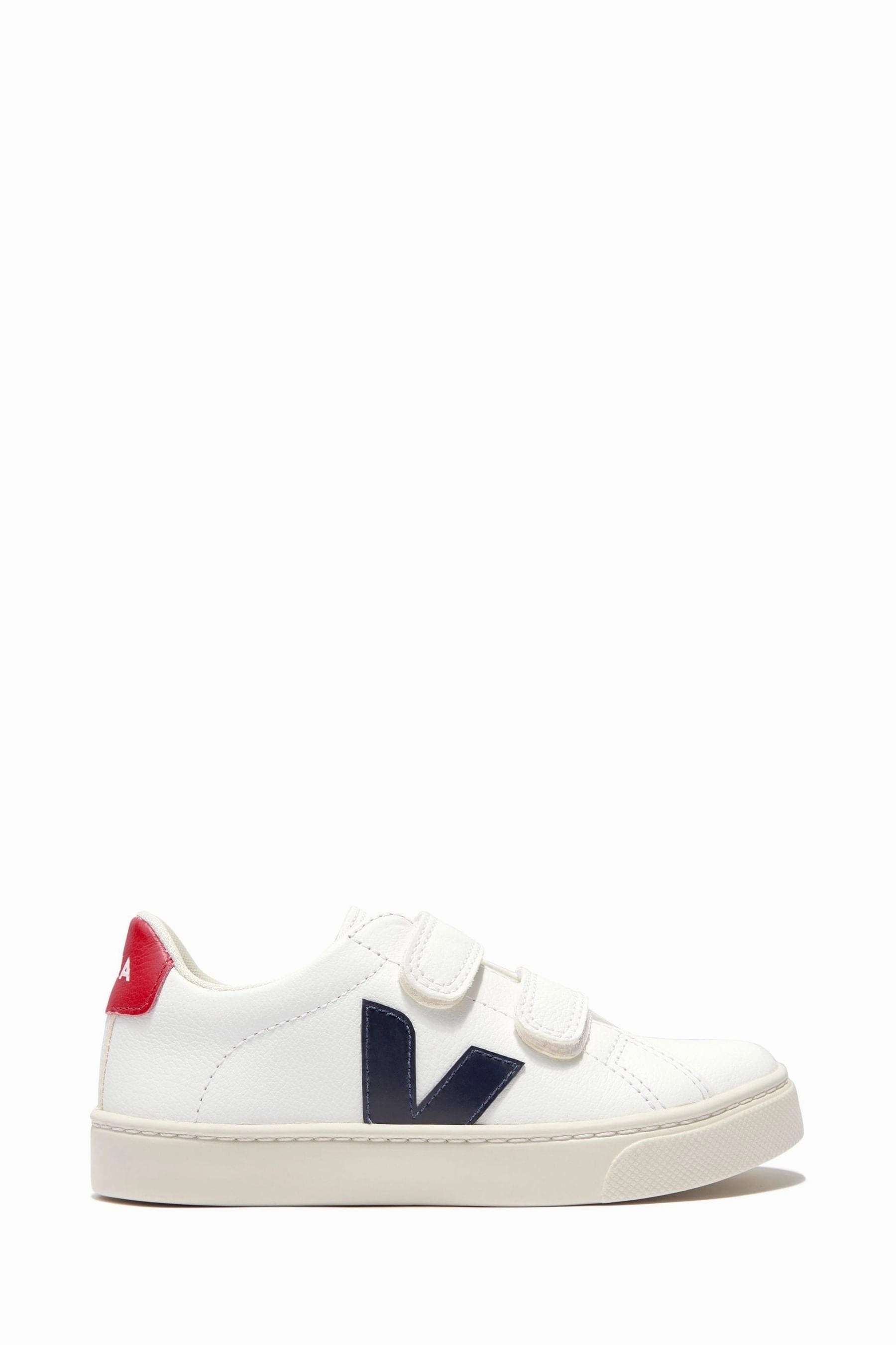 Discover New Arrivals, Branded, Claim Your Style Veja Kids ChromeFree Leather Esplar Trainers in White