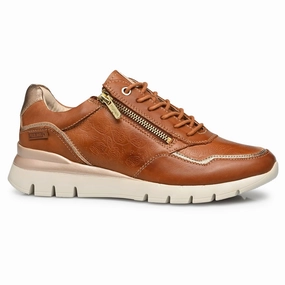 Experience Upgrade Pikolinos Cantabria W4R-6994 Leather Women's Comfort Brandy Trainers Free shipping offer Stay Comfortable All Day, Timeless Look