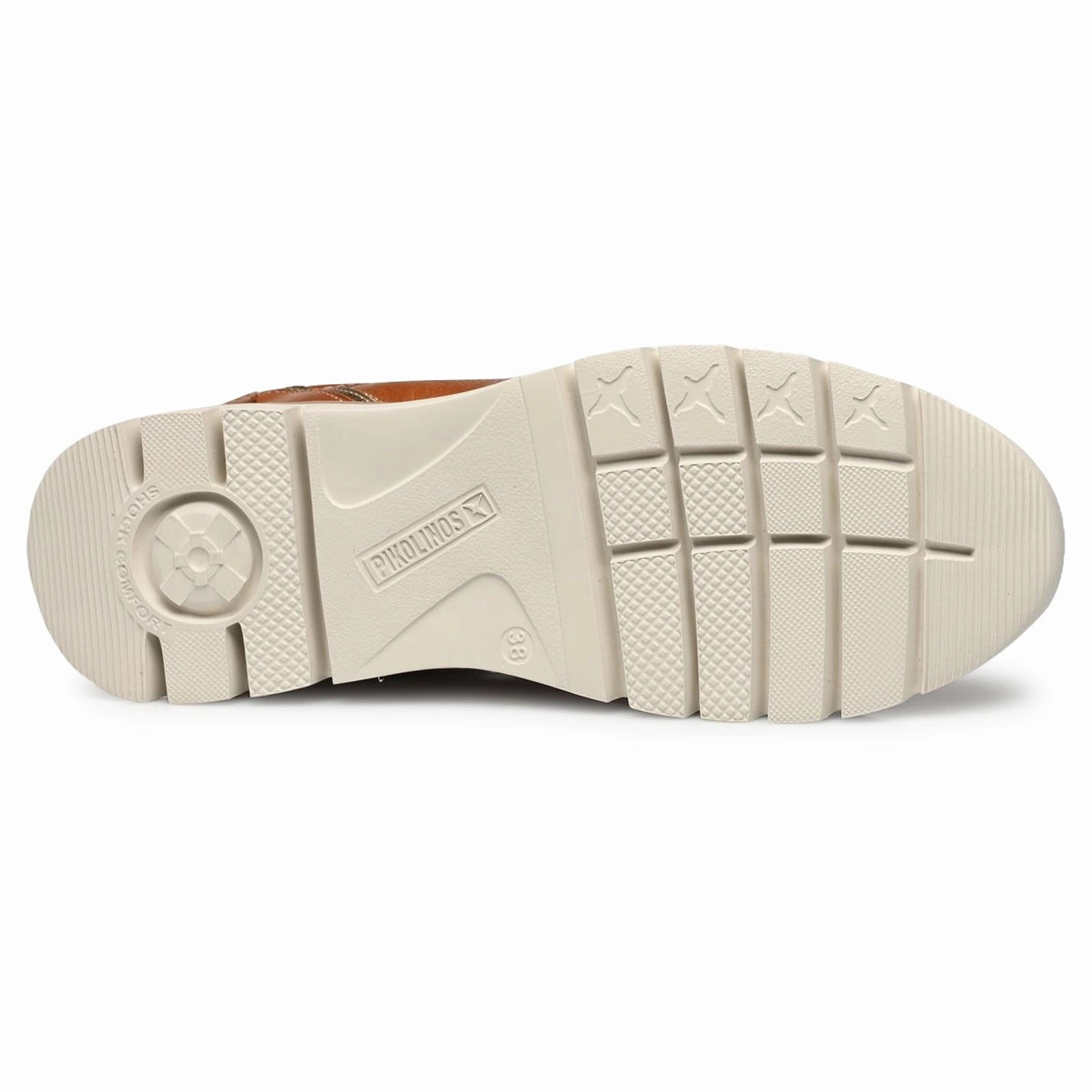 Click To Buy, Upgrade Your Essentials Pikolinos Cantabria W4R-6994 Leather Women's Comfort Brandy Trainers