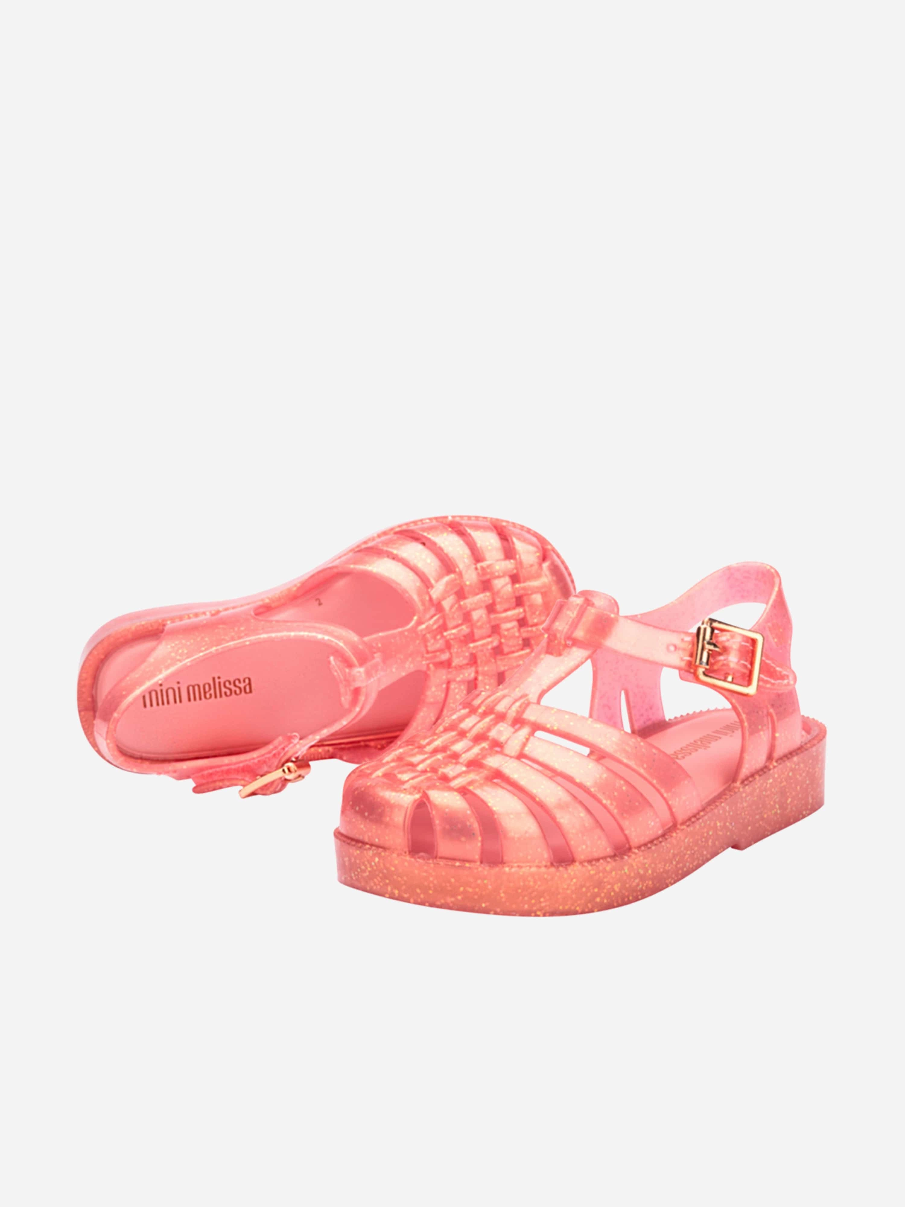 Start Shopping Now, Simple, Stylish, Yours Girls Possession Shiny Sandals in Pink