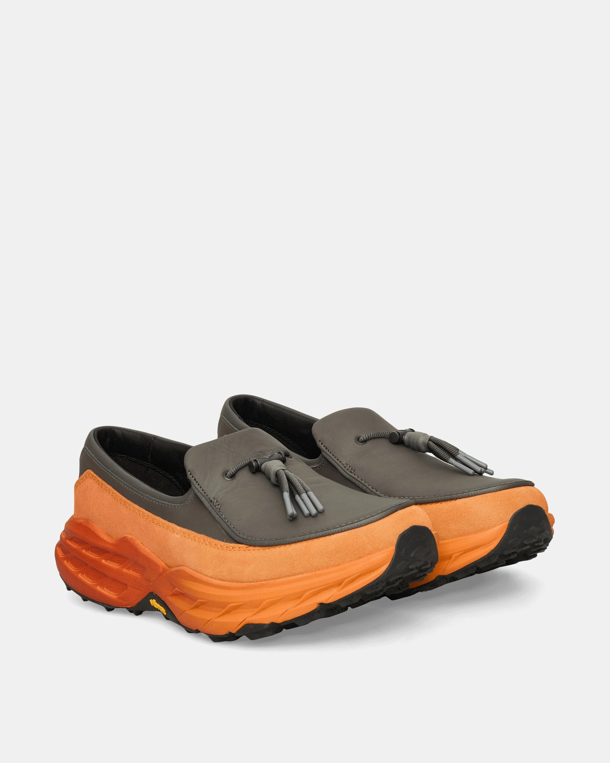 Designer, Minimalist, Trolley Sleeve Speed Loafers Asphalt / Ember