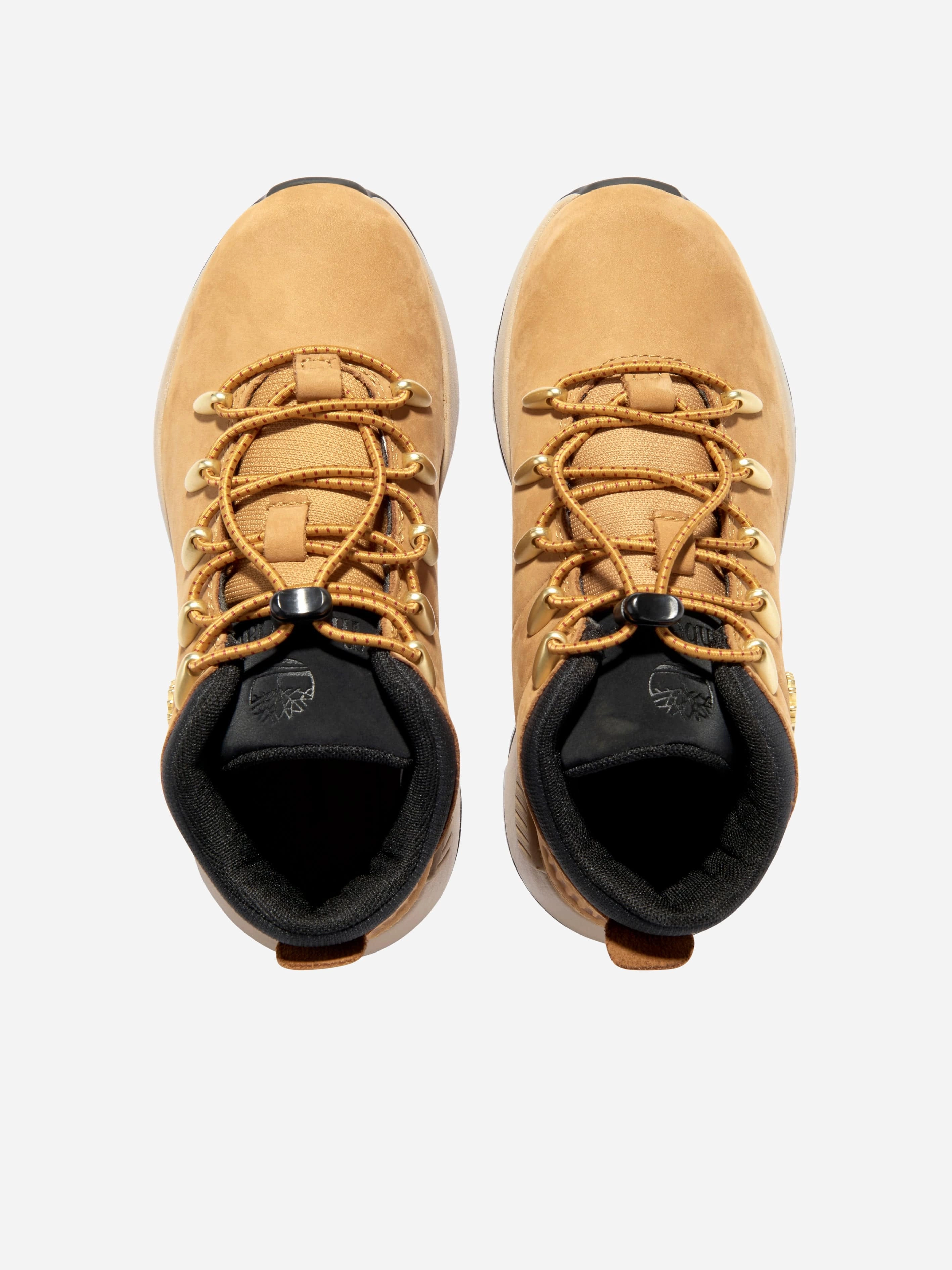 Wear It, Love It Timberland Kids Sprint Trekker Mid Lace Up Trainers in Beige