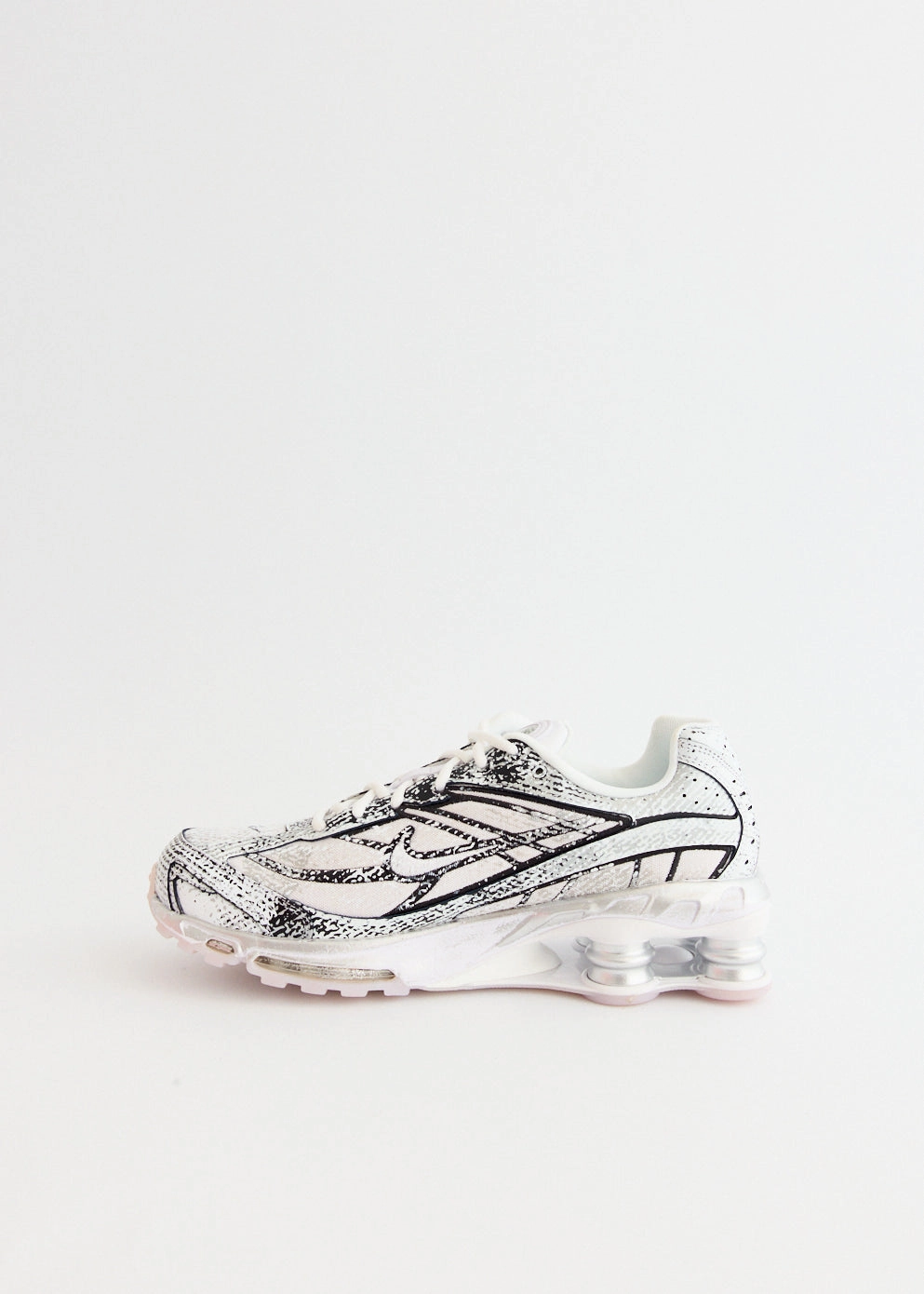 Fits Every Occasion Shox Ride 2 'Metallic Platinum' Sneakers Raffia Woven Summer Bag