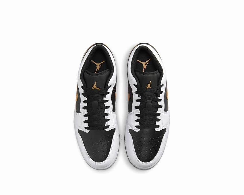 Air Jordan 1 Low "Metallic Gold" Breathable Build