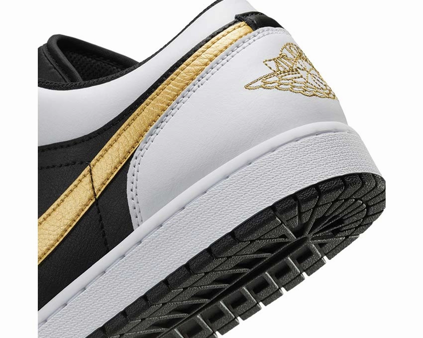 Air Jordan 1 Low "Metallic Gold" Made For Comfort, Lightweight Design