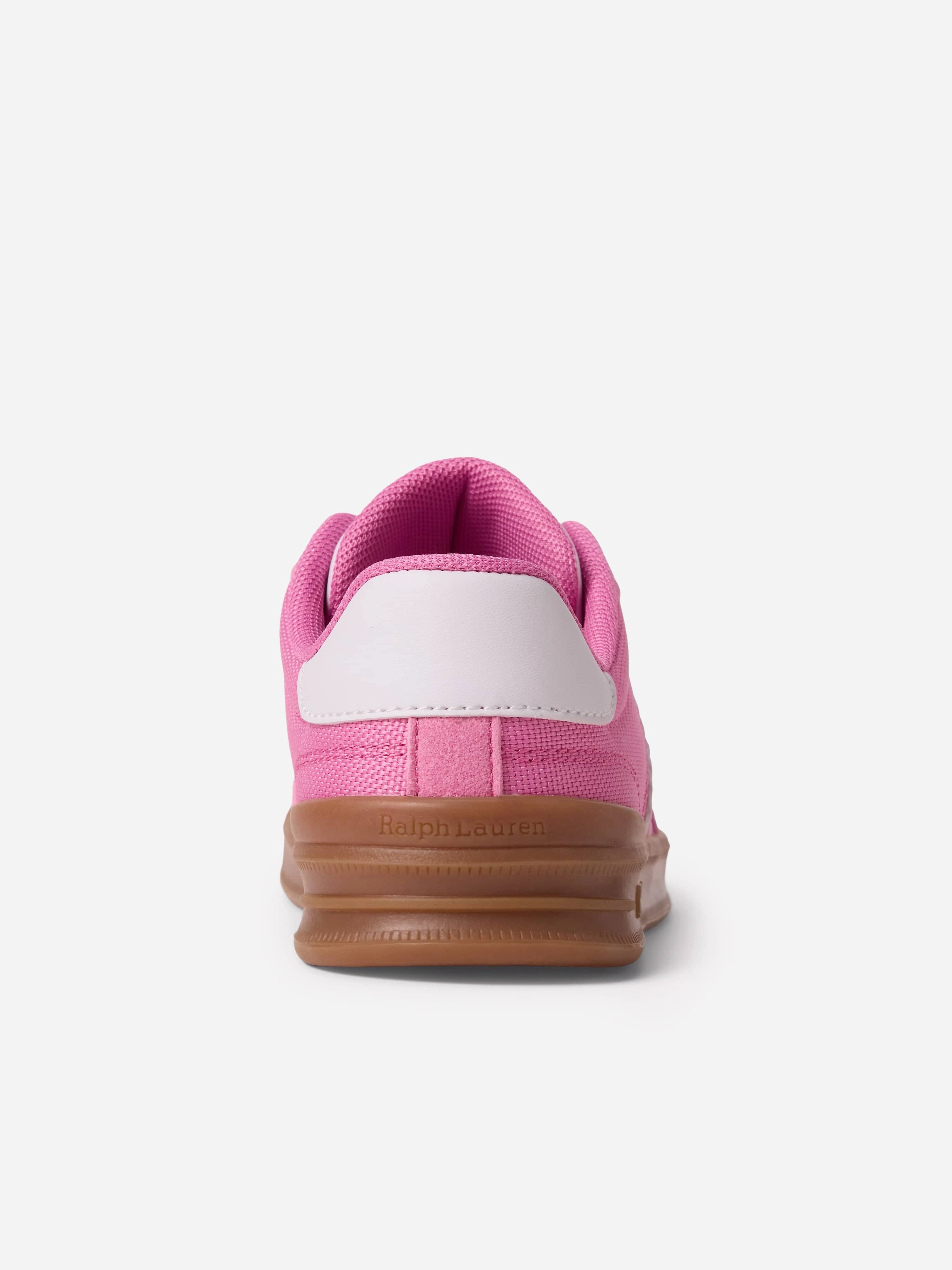 Flawless Finish Ralph Lauren Girls Heritage Court III T-Toe Trainers in Pink Top Pick Today