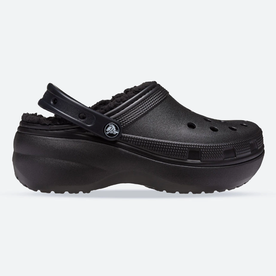Featured Advantage Women's Crocs 207938 Classic Platform Lined Clog Sandals Stress-Free Casual, Tailored Fit