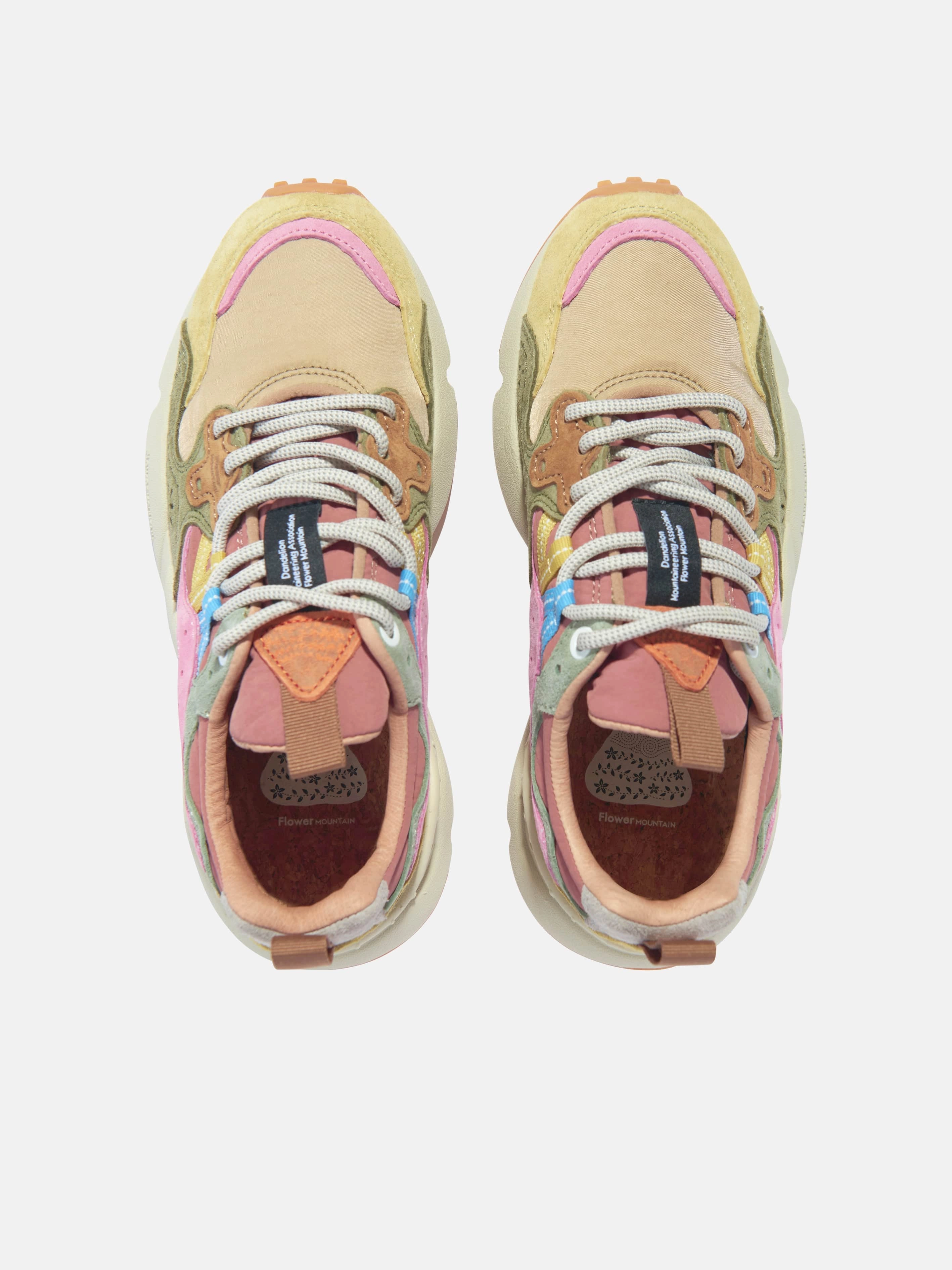Travel-Friendly Flower Mountain Kids Yamano 3 Trainers in Multicolour