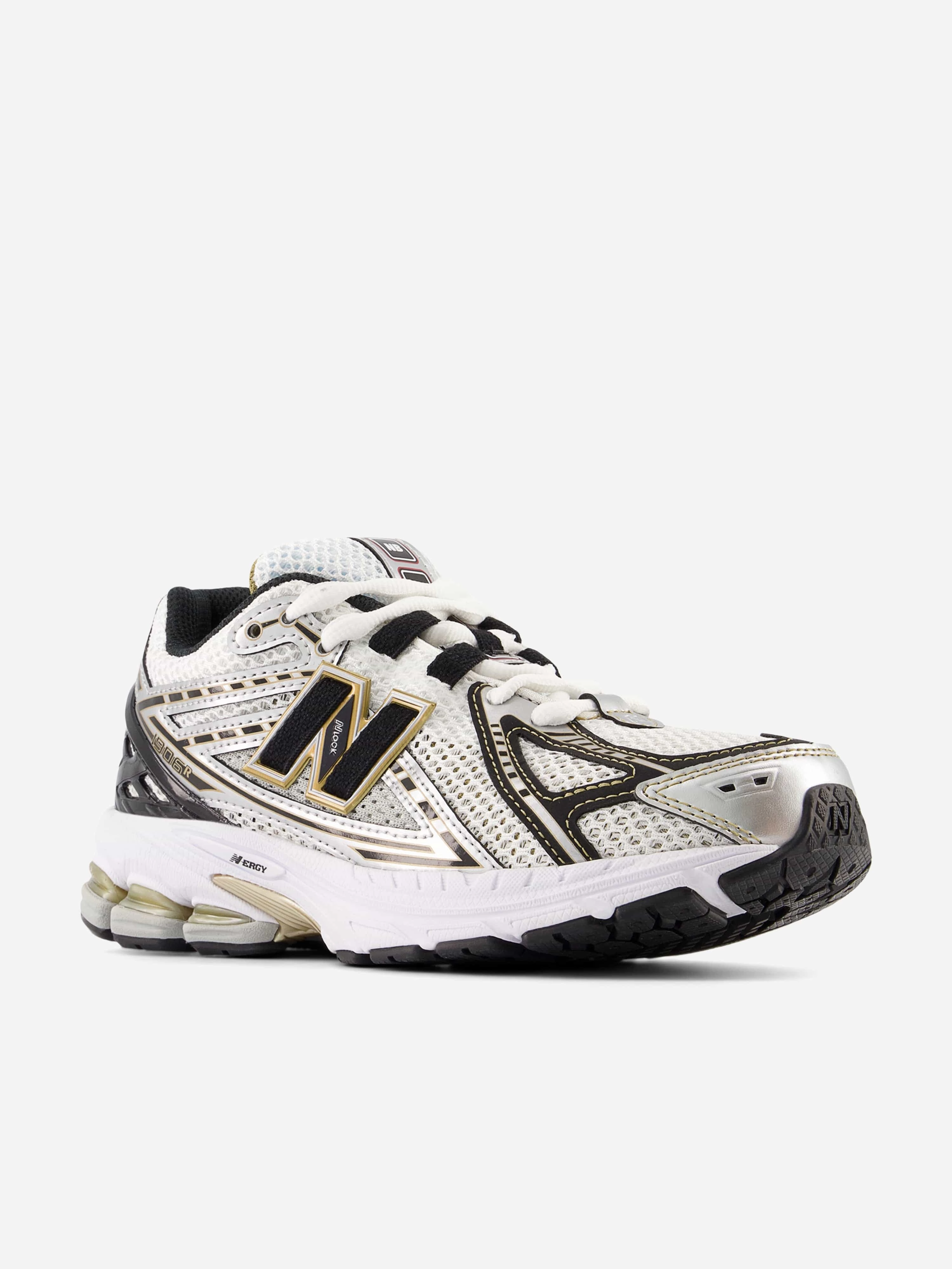 Kids 1906 Trainers in Silver Pastel Pink Mini Handbag, Oversized