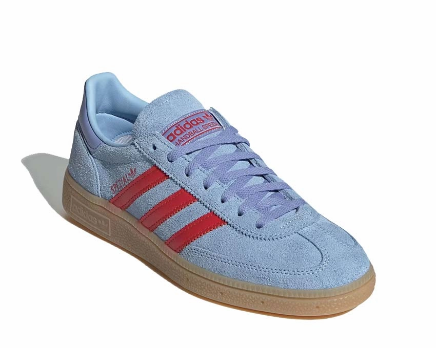 Adidas Handball Spezial "Glow Blue" Embossed Leather, Cork, Craftsmanship You Can Trust