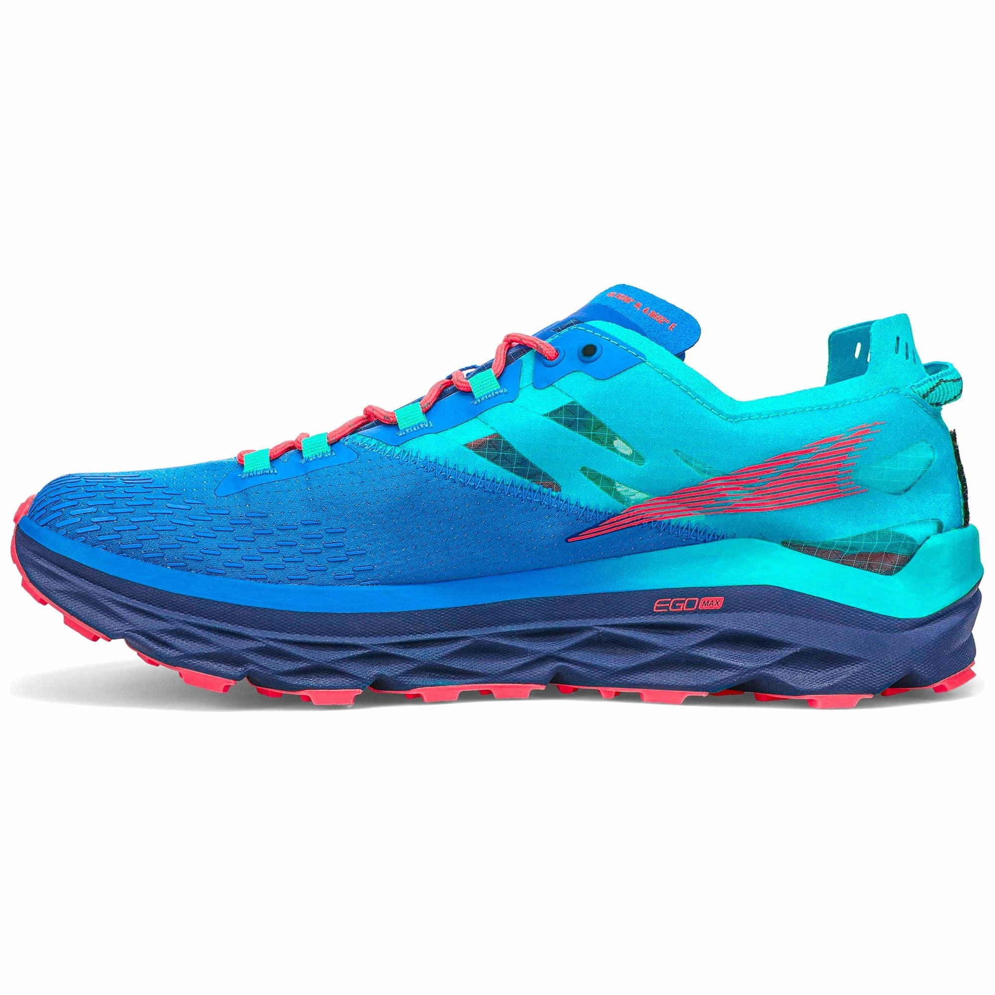 Cork Altra Mont Blanc Mens Trail Running Shoes - Blue