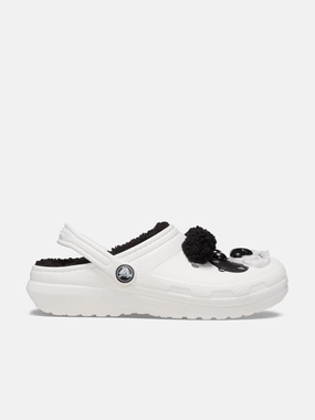 Buckle Closure First-Class Quality Crocs Kids Classic I Am Panda Bear Clog in White New Year discount