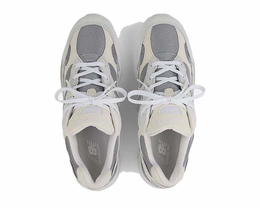 Effortlessly Cool New Balance 992 Made in USA White Flexible Design