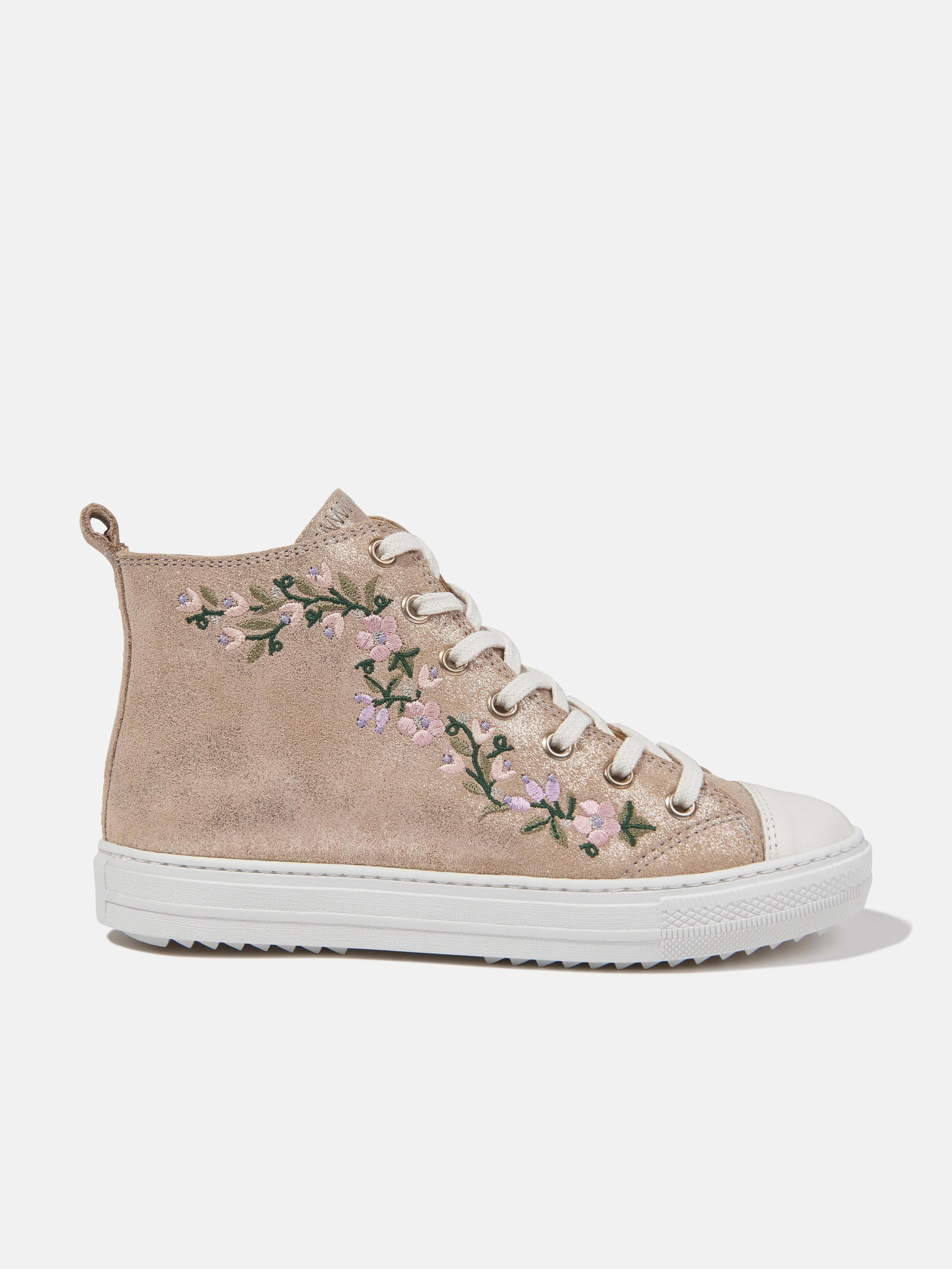 Fixed deal Pom D'Api Girls Swag Brodi High Top Trainers in Gold Buy Early Refined Look, Quick-Dry Fabric
