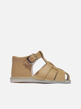Water Bottle Pocket Flash discount Andanines Baby Buckle Strap Sandals in Brown Precise Satisfaction Rfid Blocking