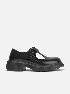Flash discount Mini Melissa Girls Jackie T-Bar Jelly Shoes in Black State-of-the-Art Tech Superior Materials, Fit For The Gym, Red Crossbody Bag With Gold Chain