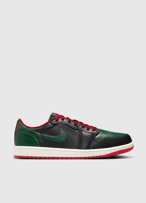 Flash sale Women's Air Jordan 1 Low OG 'Gorge Green' Sneakers Self-purchase offer Magnetic Closure