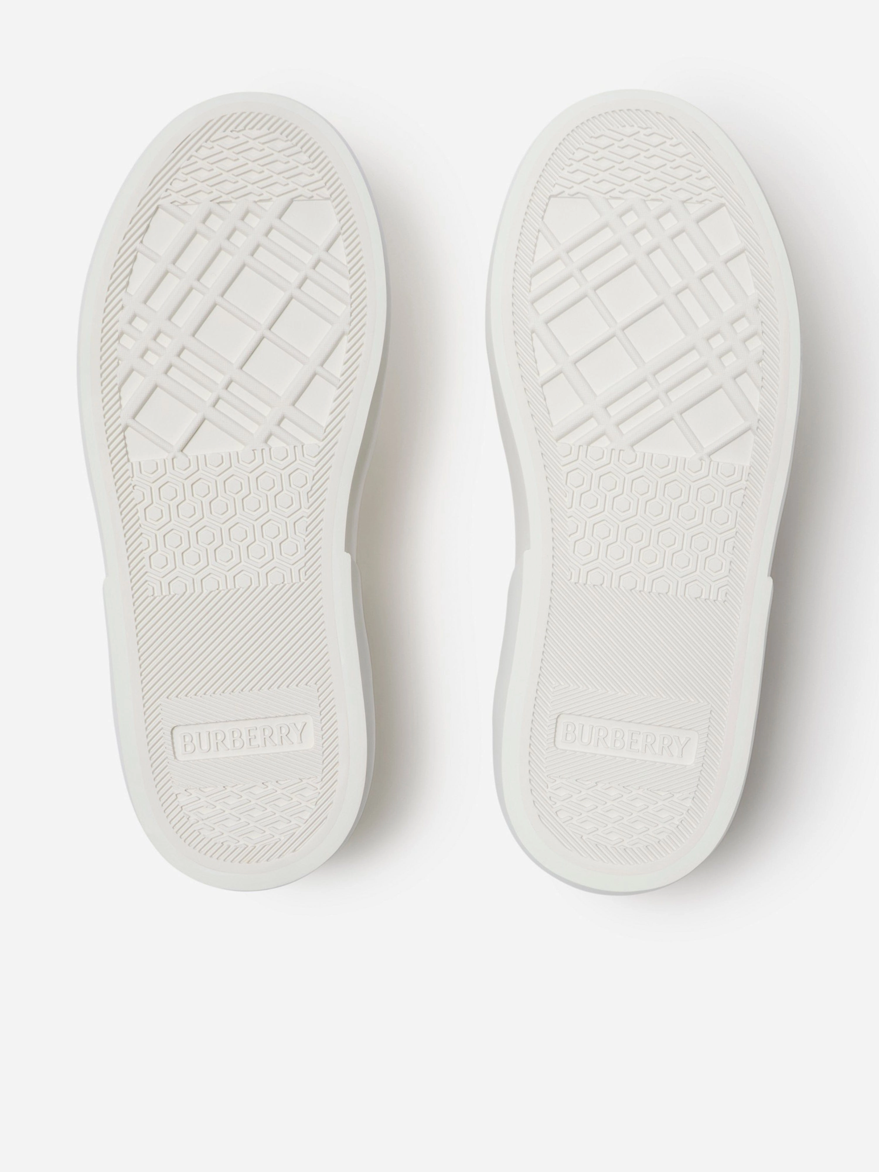 Made For Adventure, Looks That Wow, Your Best Companion Burberry Kids Noah Check Strap Trainers in White