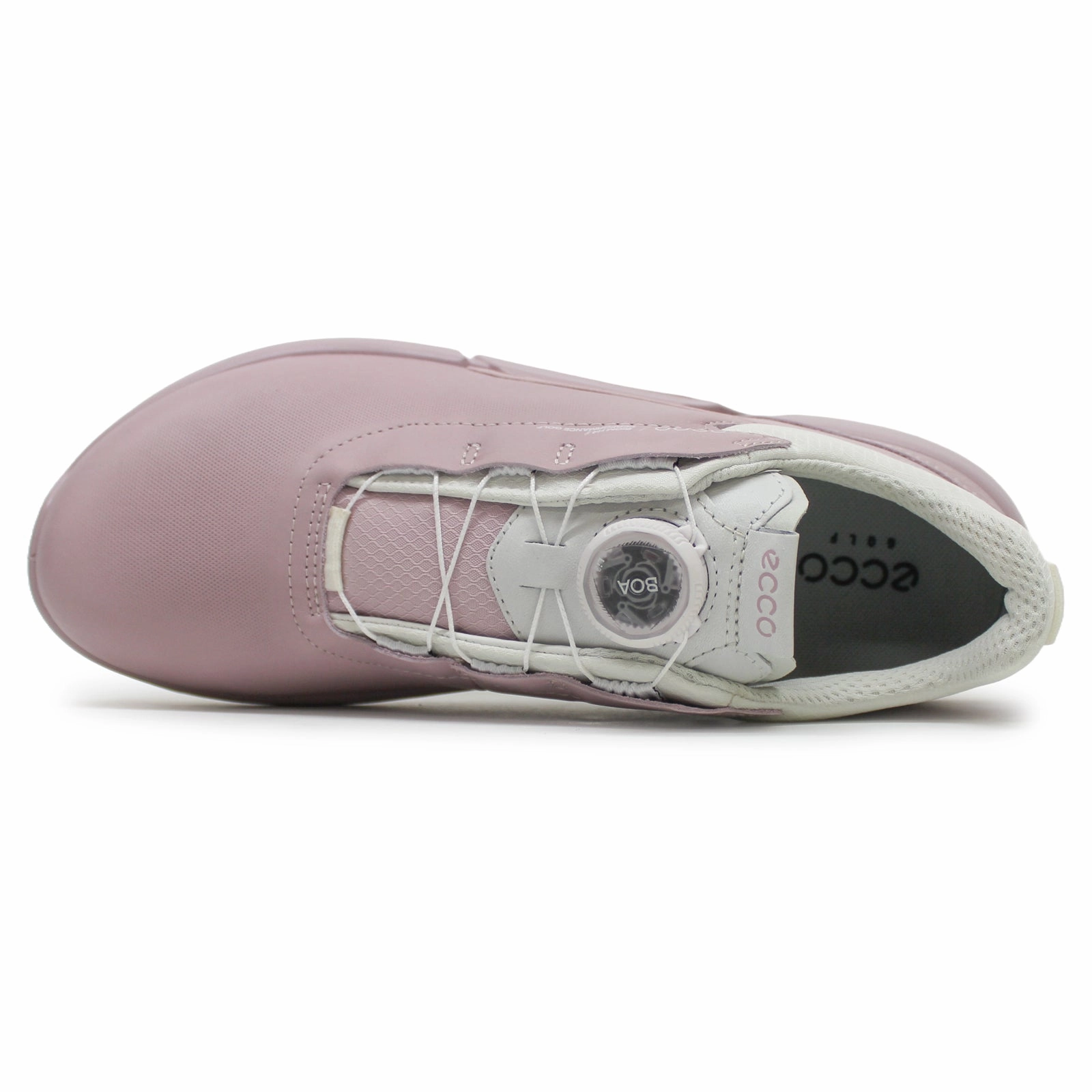 EditorS Pick Ecco Golf Biom H4 108613 Leather Women's Comfort Violet Ice Delicacy Shadow White Trainers