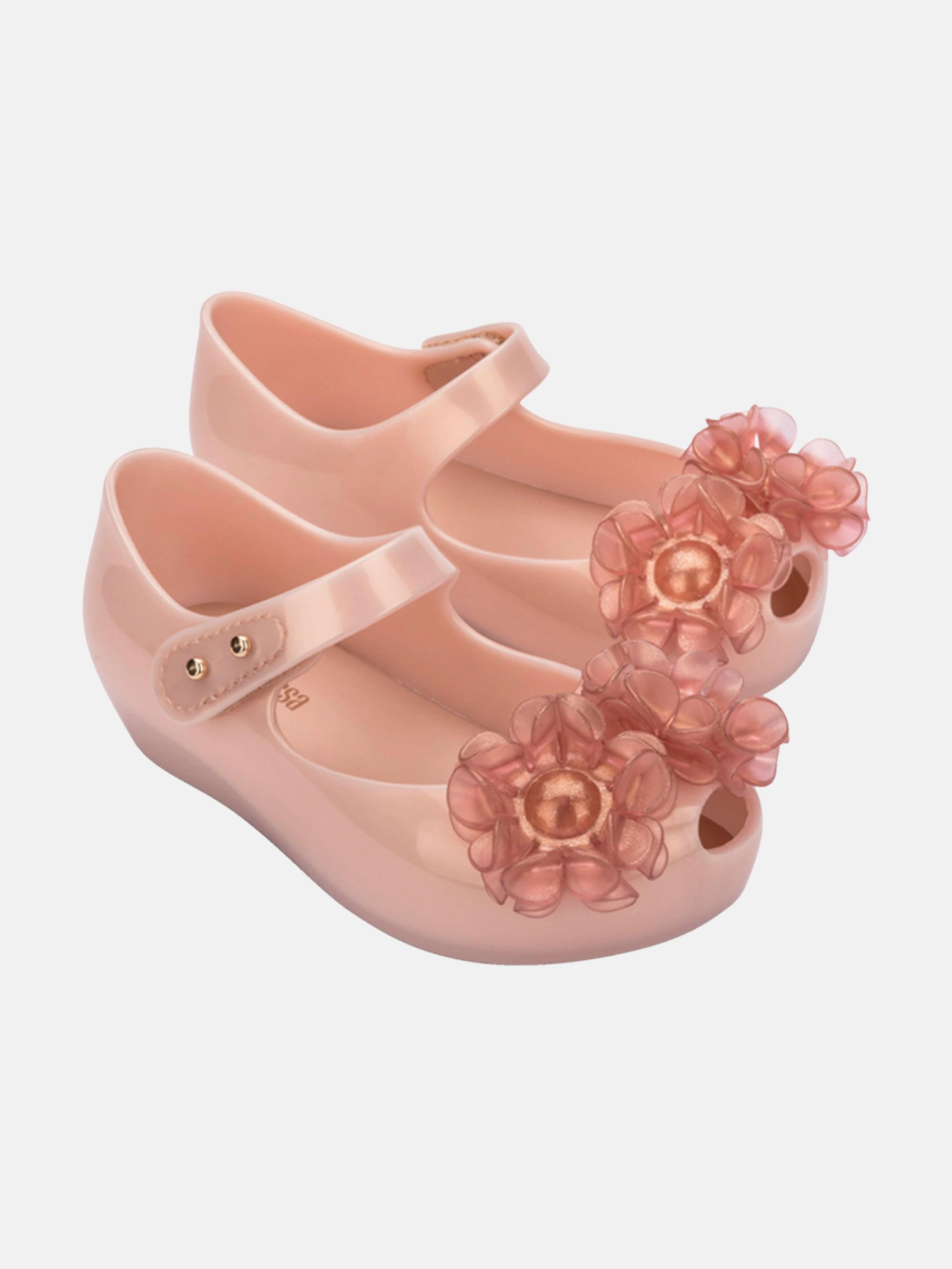 Shop With Confidence, White Canvas Tote Bag Girls Ultragirl Springtime Ballerinas in Pink