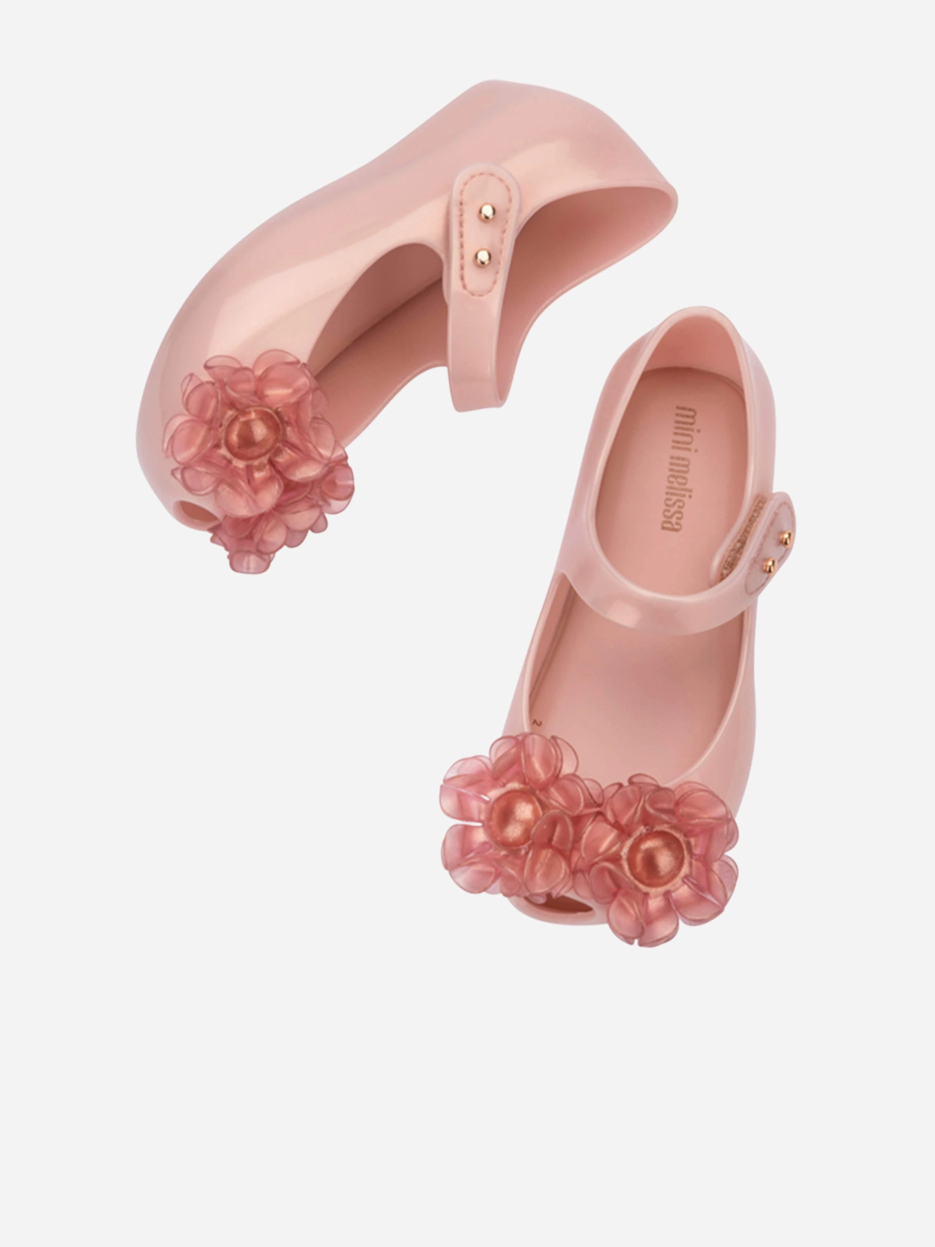 Girls Ultragirl Springtime Ballerinas in Pink Polyester