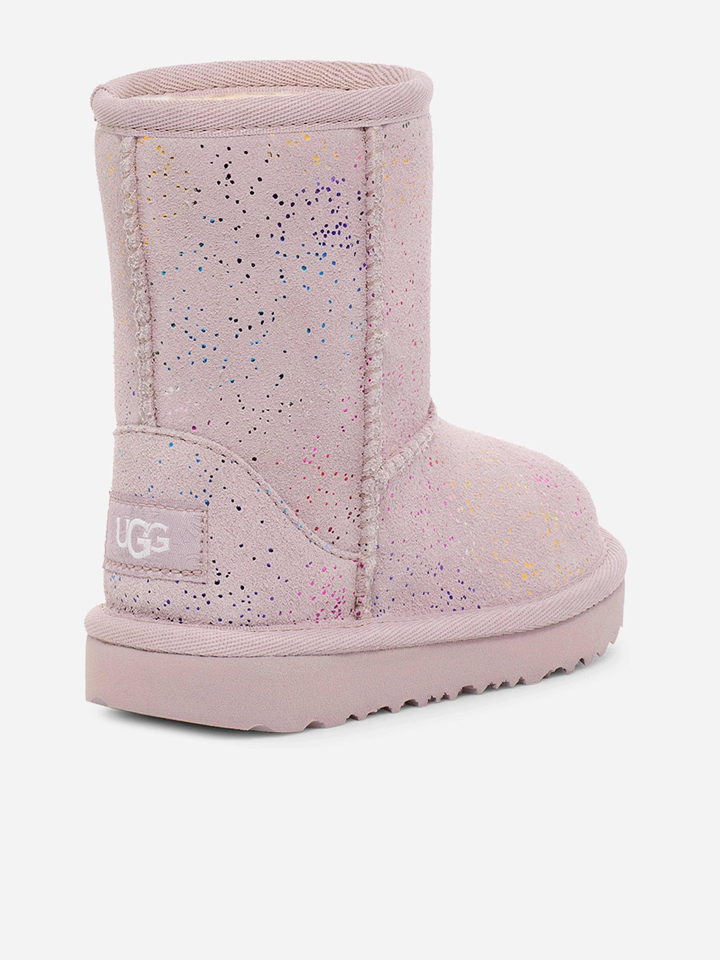 Just Dropped UGG Girls Classic II Shimmer Sky Boots in Purple