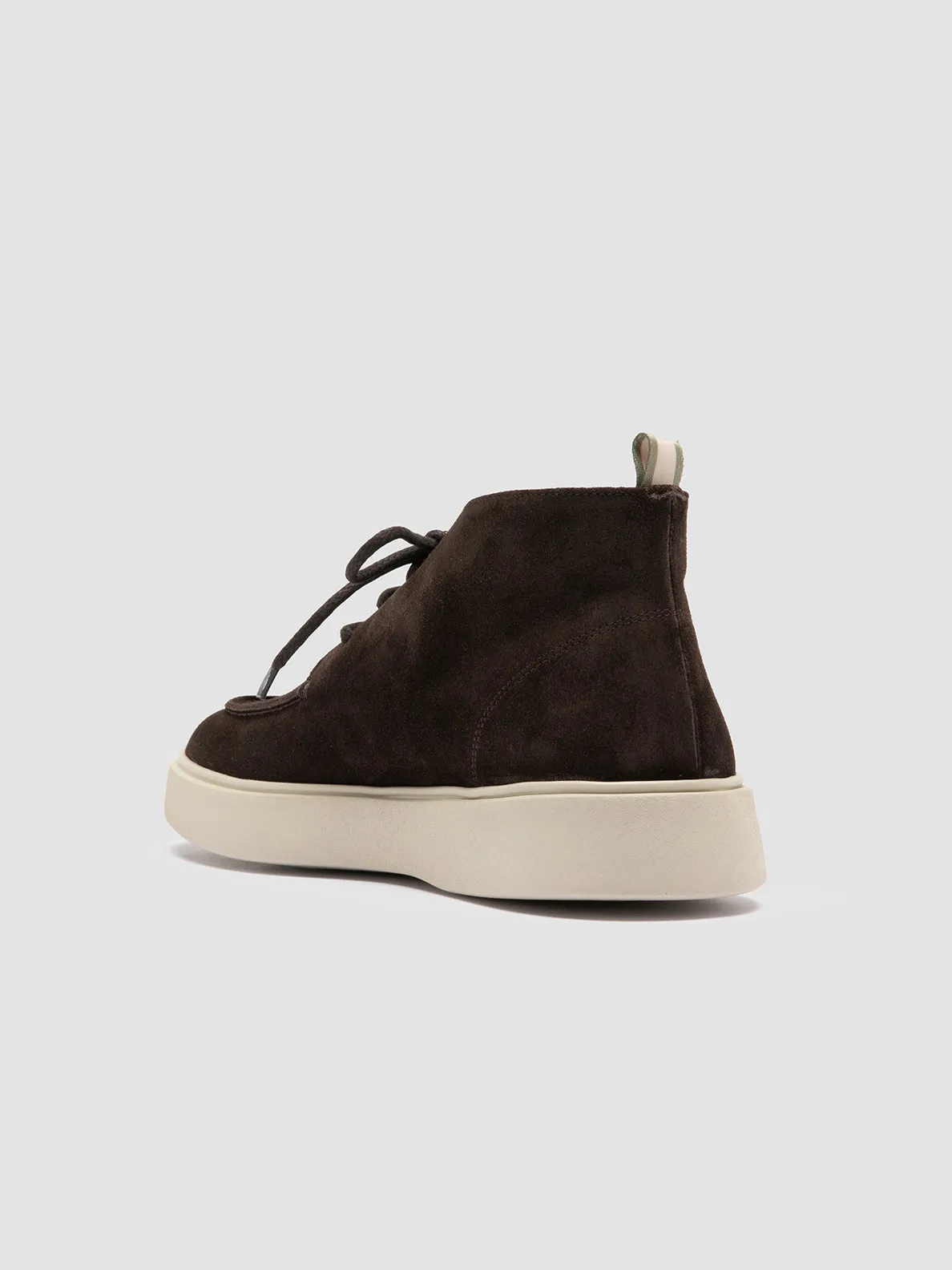 FRAME 002 - Dark Brown Suede Chukka Boots