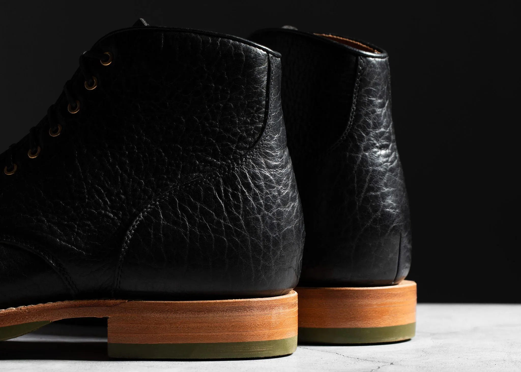 Garrison Boot Black Bison