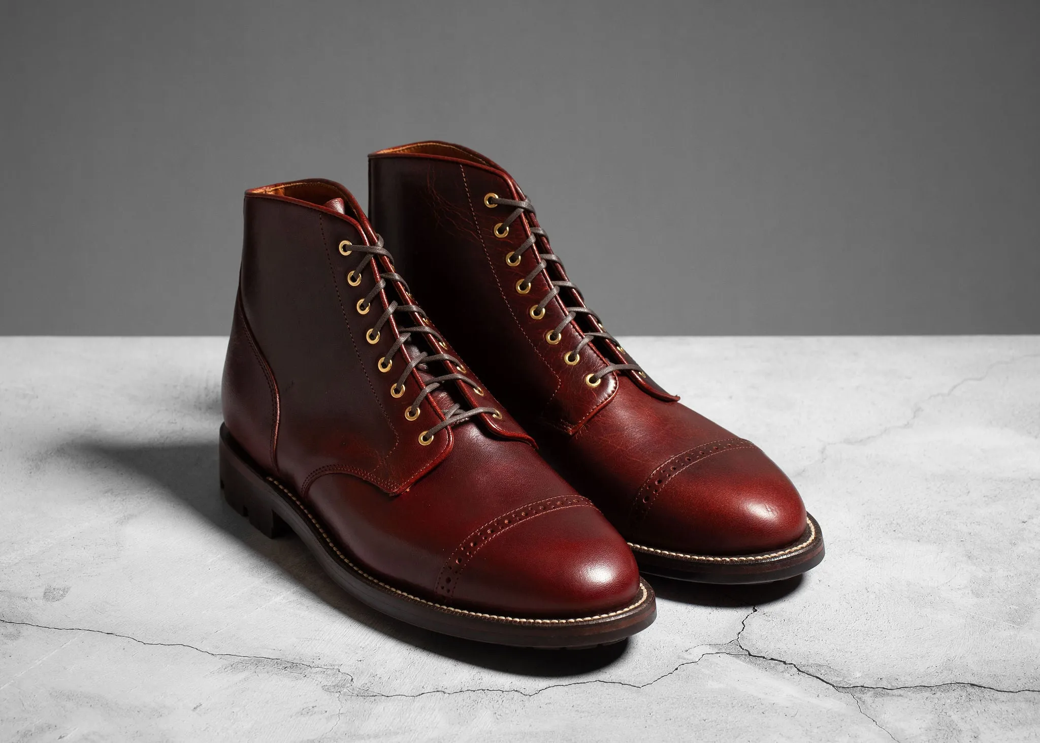 Garrison Boot Red Waxed Deer