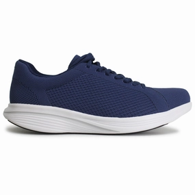 Geometric pattern deal MBT Sora Textile Women's Comfort Indigo Blue Trainers Rainy day special Fast Selling Item, Save More Today