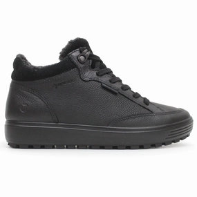 Synthetic, Side Pocket Get Coupon & Enjoy Ecco Soft 7 Tred 450493 Oiled Nubuck Women's Comfort Black Trainers Bestseller special offer
