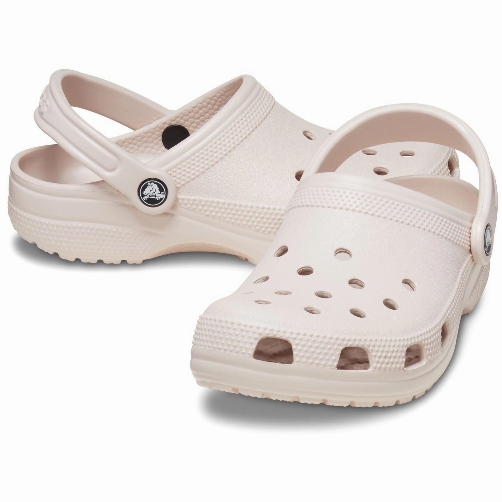 Metallic Leather, Side Pocket, Adaptable For Any Setting Unisex Crocs 10001 Classic Clog Slip On Sandals