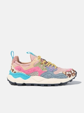Gifting Curated Flower Mountain Kids Yamano 3 Trainers in Multicolour Original Craftsmanship Nylon, Check It Out, Girls Pink Crossbody Purse